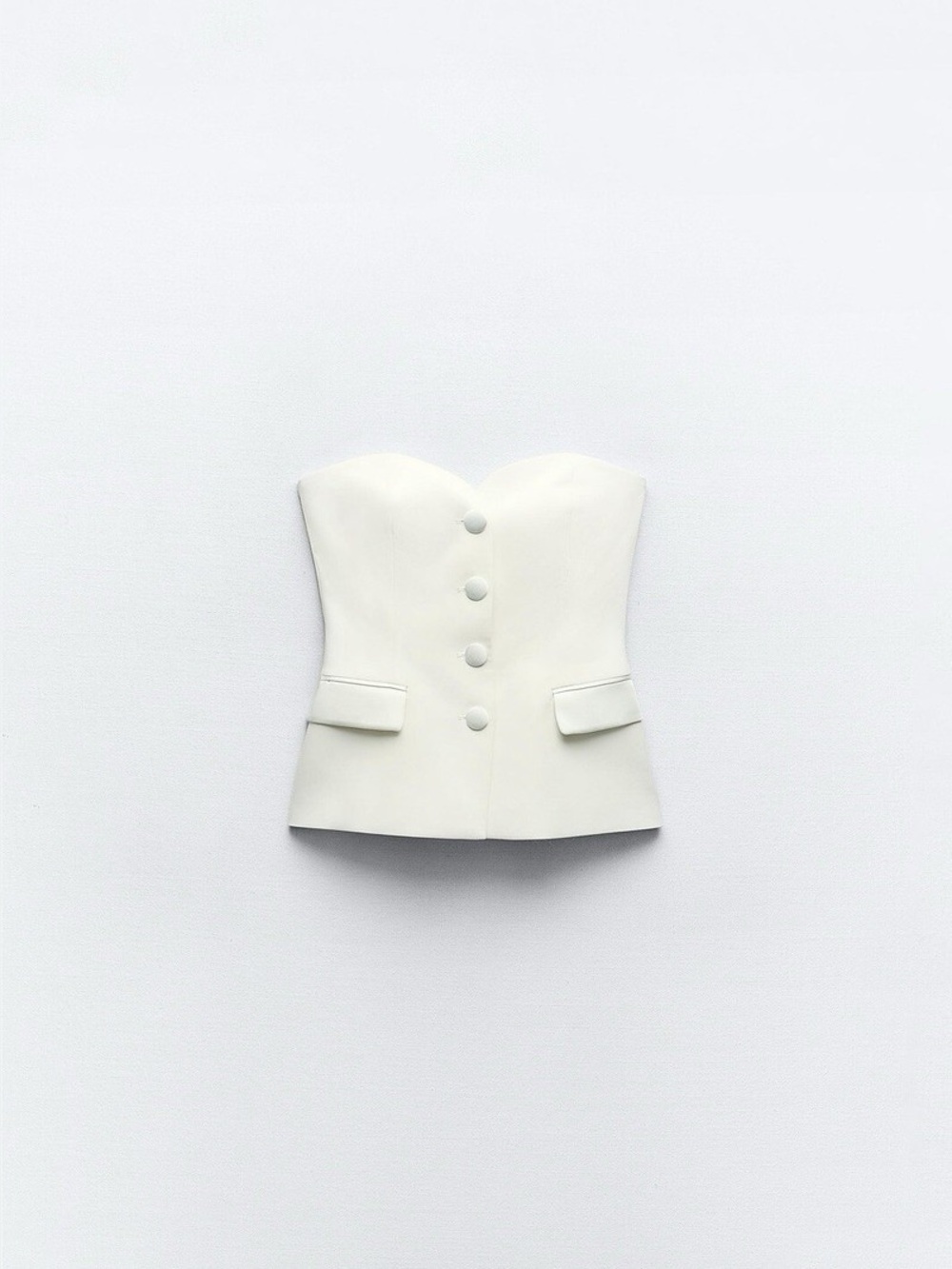 NWT Zara strapless top